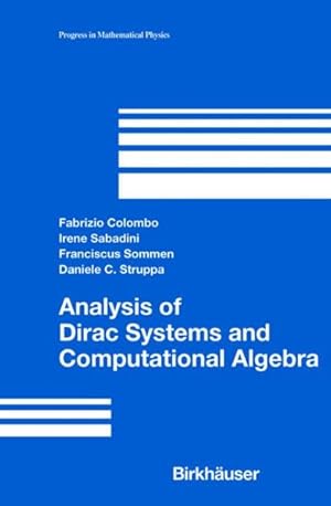 Seller image for Analysis of Dirac Systems and Computational Algebra for sale by GreatBookPrices
