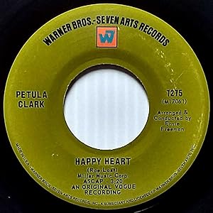 Bild des Verkufers fr Happy Heart / Love Is The Only Thing [7" 45 rpm Single] zum Verkauf von Kayleighbug Books, IOBA