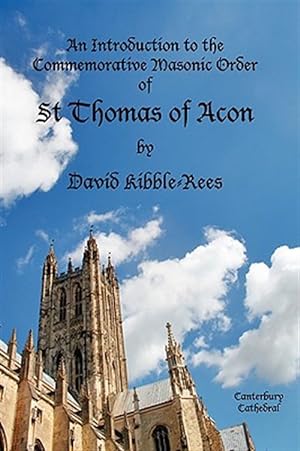 Imagen del vendedor de Introduction to the Commemorative Masonic Order of St Thomas of Acon a la venta por GreatBookPrices