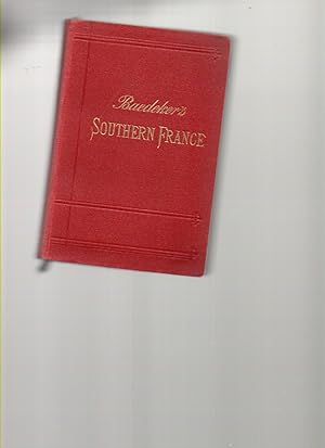 Bild des Verkufers fr Southern France, Including Corsica Handbook for Travelers zum Verkauf von Mossback Books