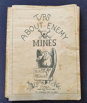 Tips about enemy mines -( Conseils a propos des mines ennemies ) - livret américain 1945