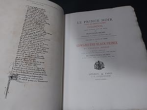 Le Prince Noir Poeme du Heraut D'Armes, The Life & Feats of Arms of Edward the Black Prince