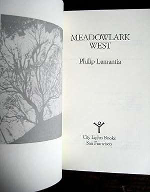 Seller image for Meadowlark West: [poems] for sale by James Fergusson Books & Manuscripts