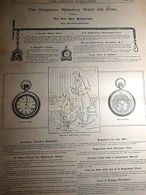 Image du vendeur pour Advertisement: the Companion Waterbury Watch and Chair mis en vente par Hammonds Antiques & Books