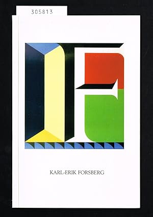 Bild des Verkufers fr Karl-Erik Forsbergs bokstavskonst. zum Verkauf von Hatt Rare Books ILAB & CINOA