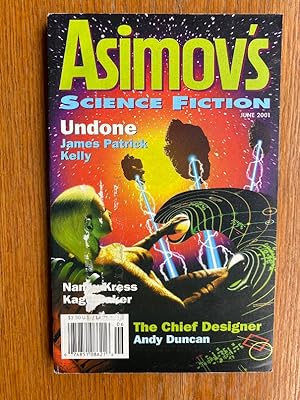 Imagen del vendedor de Asimov's Science Fiction June 2001 a la venta por Scene of the Crime, ABAC, IOBA