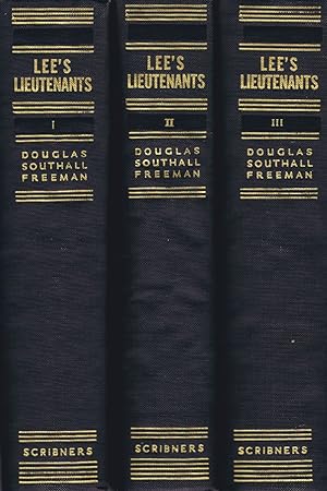 Image du vendeur pour Lee's Lieutenants: A Study in Command (Three Volumes, Complete) A Study in Command mis en vente par Round Table Books, LLC