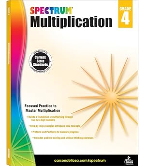 Image du vendeur pour Spectrum Multiplication Grade 4 mis en vente par GreatBookPrices