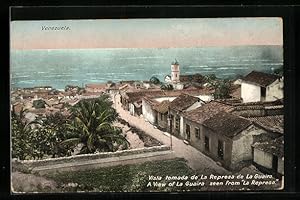 Postcard La Guaira, Vista tomada de La Represa