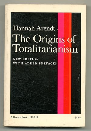 Bild des Verkufers fr The Origins of Totalitarianism zum Verkauf von Between the Covers-Rare Books, Inc. ABAA