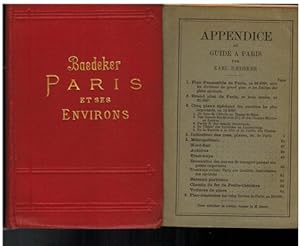 Paris et ses environs. Handbuch für Reisende / Manuel du voyageur 19. Auflage / 19. èdition. Avec...