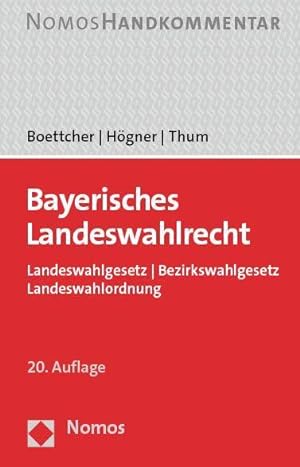 Image du vendeur pour Bayerisches Landeswahlrecht mis en vente par moluna