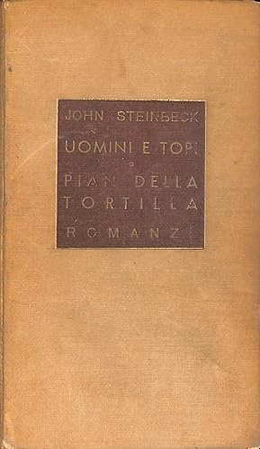 Seller image for Uomini e topi : romanzo for sale by TORRE DI BABELE