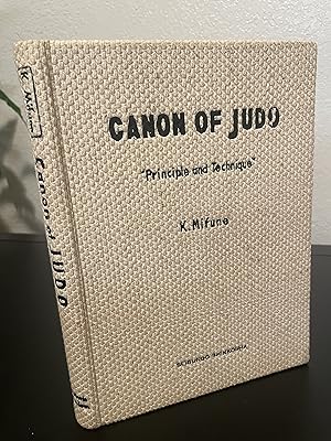 Seller image for CANON OF JUDO: Principle and Technique for sale by Third Season Books