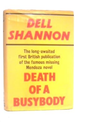 Seller image for Death of a Busybody for sale by World of Rare Books