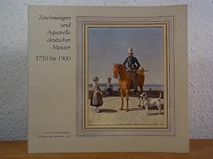 Seller image for Zeichnungen und Aquarelle deutscher Meister 1750 bis 1900 aus den Sammlungen der Stiftung Pommern, Kiel. Ausstellung im Schloss Charlottenburg in Berlin, 16. September - 31. Oktober 1978, im Hause der Landesvertretung Schleswig-Holstein in Bonn, 15. Januar - 28. Februar 1979, und im Schloss, Rantzaubau, in Kiel, 17. Mrz - 29. April 1979 for sale by Antiquariat Weber