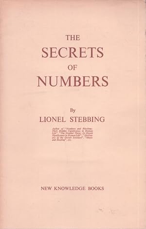 Seller image for The Secrets of Numbers for sale by Moraine Books