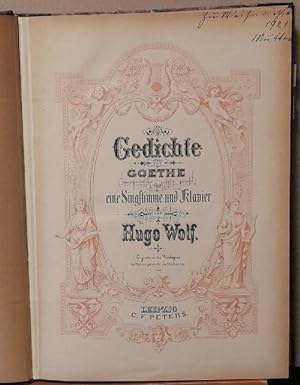 Gedichte von Goethe für eine Singstimme und Klavier Band I - IV