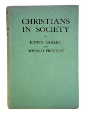 Image du vendeur pour Christians in Society mis en vente par World of Rare Books