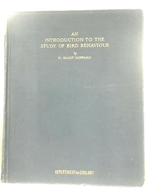 Imagen del vendedor de An Introduction To The Study Of Bird Behaviour a la venta por World of Rare Books