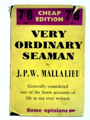 Seller image for Very Ordinary Seaman for sale by World of Rare Books