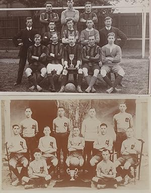 Unidentified Football Teams Possibly High Value RPC 2x Postcard s