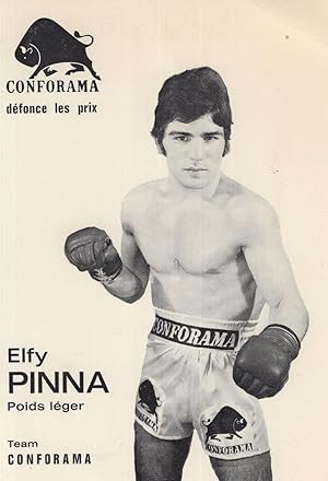 Image du vendeur pour Elfy Efisio Pinna Italian Boxer Boxing Vintage Publicity Card Photo mis en vente par Postcard Finder