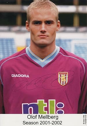 Image du vendeur pour Olof Mellberg West Ham FC Rare 2001 2002 Season Hand Signed Photo mis en vente par Postcard Finder