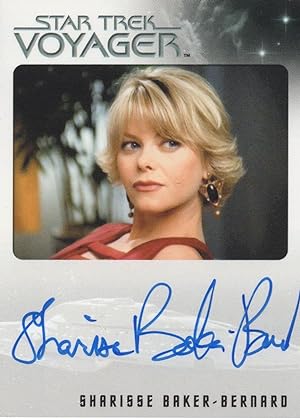 Immagine del venditore per Sharisse Baker Bernard Star Trek Voyager Hand Signed Autograph Card venduto da Postcard Finder