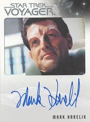 Immagine del venditore per Mark Harelik Star Trek Voyager Hand Signed Autograph Card venduto da Postcard Finder