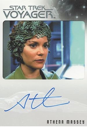 Immagine del venditore per Athena Massey Star Trek Voyager Hand Signed Autograph Card venduto da Postcard Finder