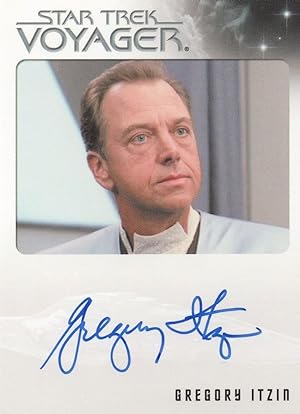 Immagine del venditore per Gregory Itzin Star Trek Voyager Hand Signed Autograph Card venduto da Postcard Finder