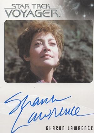 Immagine del venditore per Sharon Lawrence Star Trek Voyager Hand Signed Autograph Card venduto da Postcard Finder
