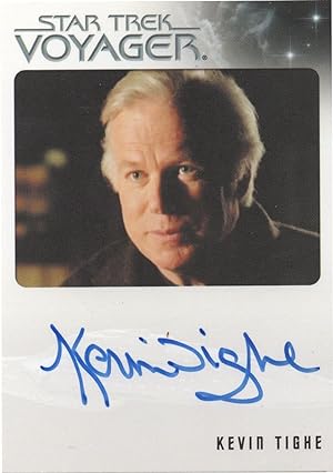Immagine del venditore per Kevin Tighe Star Trek Voyager Hand Signed Photo Autograph Card venduto da Postcard Finder