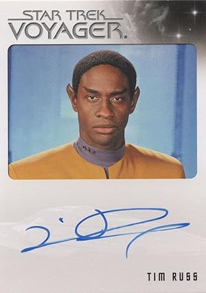 Immagine del venditore per Tim Russ Star Trek Voyager Heroes & Villains Autograph Signed Card venduto da Postcard Finder