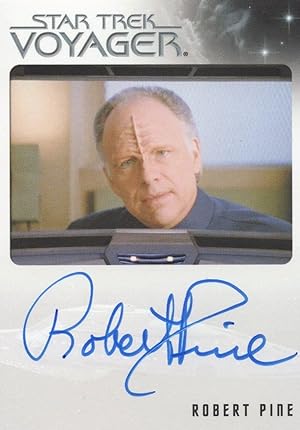 Immagine del venditore per Robert Pine Star Trek Voyager Hand Signed Photo Autograph Card venduto da Postcard Finder