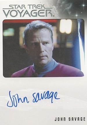 Immagine del venditore per John Savage Star Trek Voyager Hand Signed Autograph Photo Card venduto da Postcard Finder