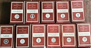 LARGE COLLECTION OF PEVSNER GUIDE BOOKS : THE BUILDINGS OF ENGLAND. ELEVEN BOOKS