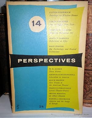 Imagen del vendedor de Perspectives. Monthly Journal of Literature, Art, Music. No 14. Winter 1956. a la venta por Colophon Books (UK)