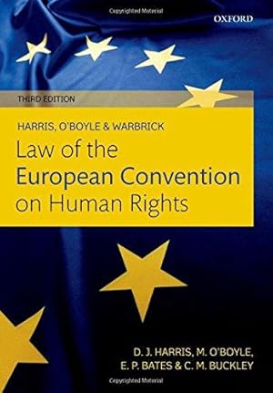 Immagine del venditore per Harris, O'Boyle, and Warbrick Law of the European Convention on Human Rights venduto da WeBuyBooks