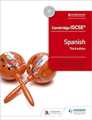 Imagen del vendedor de Cambridge IGCSE Spanish Student Book Third Edition a la venta por WeBuyBooks