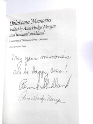 Seller image for Oklahoma Memories for sale by World of Rare Books