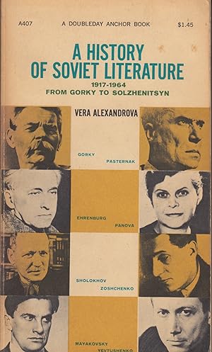Seller image for A history of Soviet Literature for sale by In 't Wasdom - antiquariaat Cornelissen & De Jong
