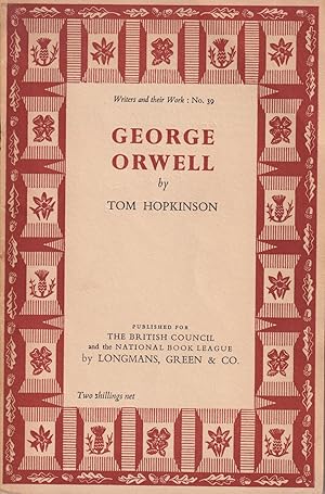 Seller image for George Orwell for sale by In 't Wasdom - antiquariaat Cornelissen & De Jong