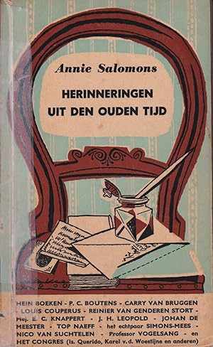 Immagine del venditore per Herinneringen aan den ouden tijd. Aan schrijvers die ik persoonlijk heb gekend [2 dln.] venduto da In 't Wasdom - antiquariaat Cornelissen & De Jong