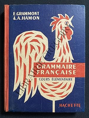 Imagen del vendedor de GRAMMAIRE FRANCAISE-COURS ELEMENTAIRE a la venta por Yves Grgoire