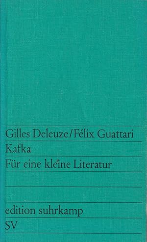 Imagen del vendedor de Kafka. Fr eine kleine Literatur a la venta por In 't Wasdom - antiquariaat Cornelissen & De Jong