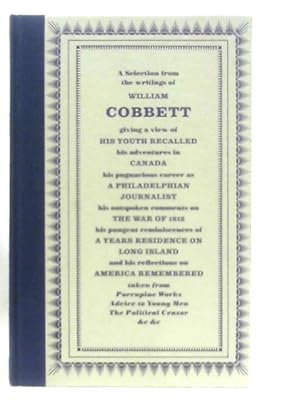 Bild des Verkufers fr Cobbett's America zum Verkauf von World of Rare Books