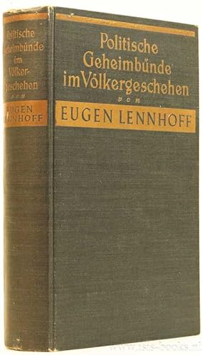 Imagen del vendedor de Politische Geheimbnde im Volkergeschehen. Mit 124 Abbildungen. a la venta por Antiquariaat Isis