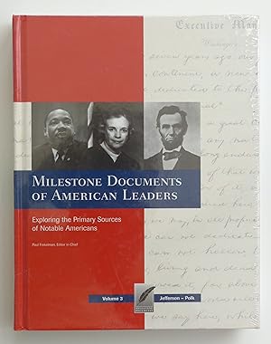 Imagen del vendedor de Milestone Documents of American Leaders-Volume 3 a la venta por Our Kind Of Books